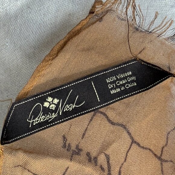 Patricia Nash Scarf Women's 25X80 Traveler Print Signature Map Soft Wrap Shawl - Picture 8 of 8